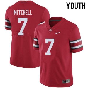Youth Ohio State Buckeyes #7 Teradja Mitchell Red Nike NCAA College Football Jersey Style HLH1744IN